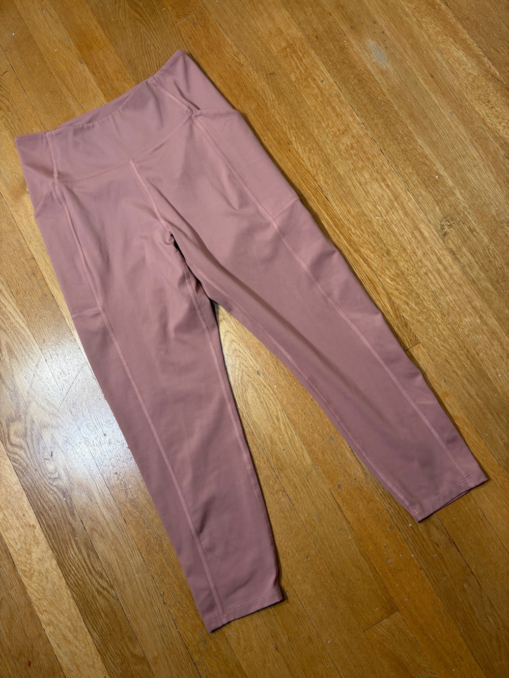 Girlfriend Collective Pink Mauve Pink 2 Pocket Leggings